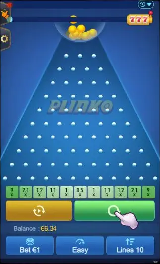 Plinko의 데모 버전